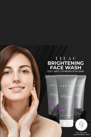 LILAC Brightening Face Wash Oily And Combination Skin(120ml)