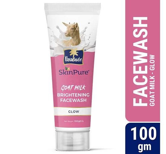 Parachute SkinPure Goat Milk Brightening Glow Facewash (100gm)
