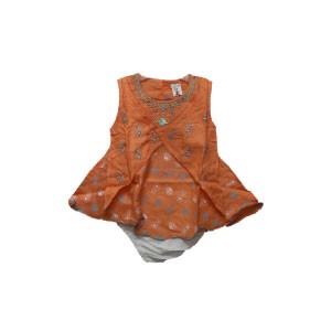 New Born Baby Girls Cotton Sleeveless Dress
