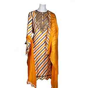 Cotton Stripped Shalwar Kameez