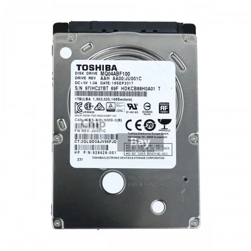 Toshiba 1TB 5400RPM Laptop Hard disk #MQ04ABF100