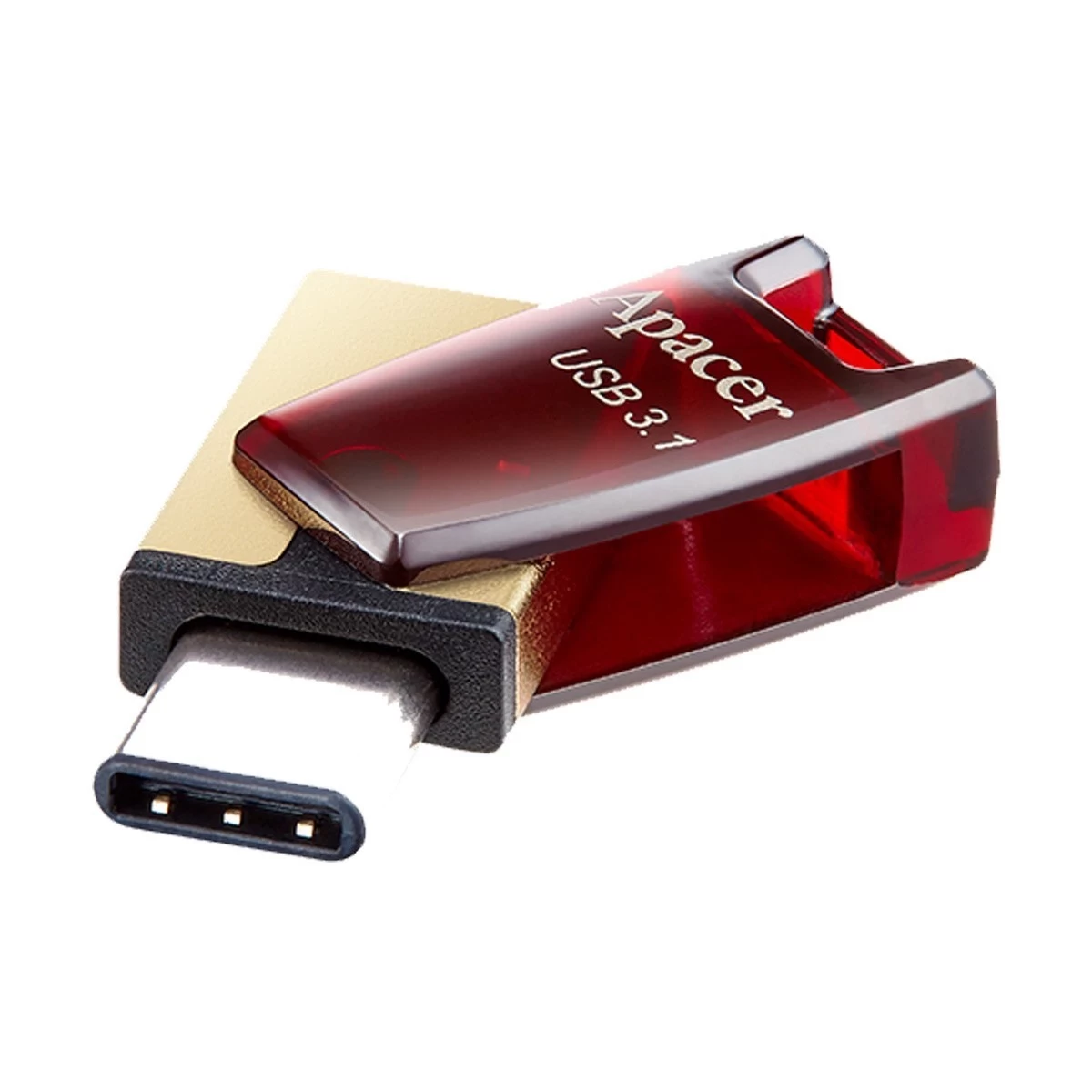 Apacer AH180 32GB USB 3.1 Type-C OTG Red RP Pen Drive #AP32GAH180R-1