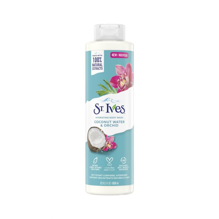 St. Ives Hydrating Body Wash Coconut Water And Orchid (650ml)