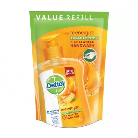 Dettol Handwash Re-energize Liquid Soap Refill (170ml)