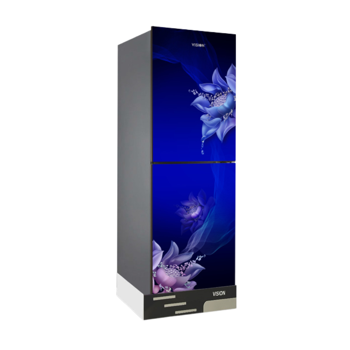 Vision GD Refrigerator RE-238L Digital Blue Digital Blue FL-BM