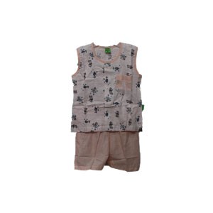 Kids Summer Stylish Sleeve less Cotton Fotua