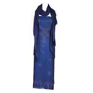 Pakistani Georgette Embroidered Four Piece