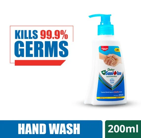 DABUR SANITIZE Active Care Hand Wash Pump (200ml)