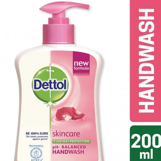 ettol Handwash Skincare Pump, pH-Balanced Liquid Soap with Moisturizers(200ml)