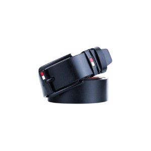 Men's Belt Leather Belt Black