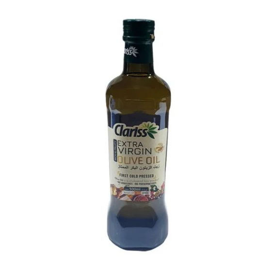 Clariss Olive Hair Oil Extra Virgin Glass Bottle (500ml)