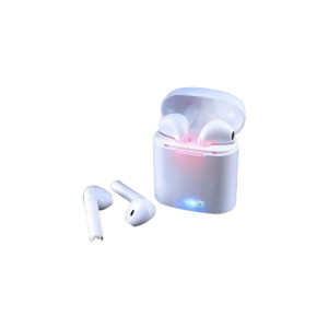 HBQ I7S TWS Double Dual Mini Wireless 4.1 Bluetooth Earphone With Power Case - White