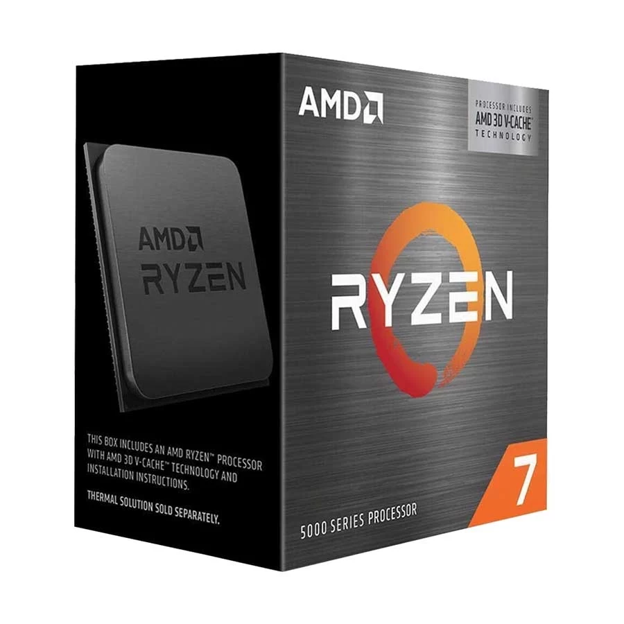 AMD Ryzen 7 5800X3D 3.4GHz-4.5GHz 8 Core 100MB Cache AM4 Socket Gaming Processor