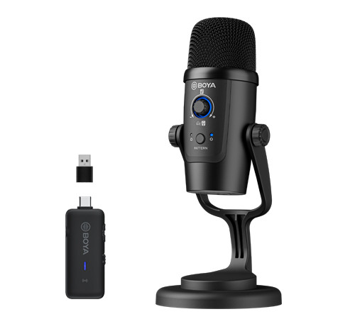 Boya Dual-Function WiredWireless USB Microphone (BY-PM500W)