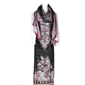Cotton Embroidered Three Piece