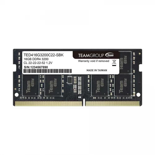 Team Elite 16GB DDR4 3200MHz Laptop RAM #TED416G3200C22-S01